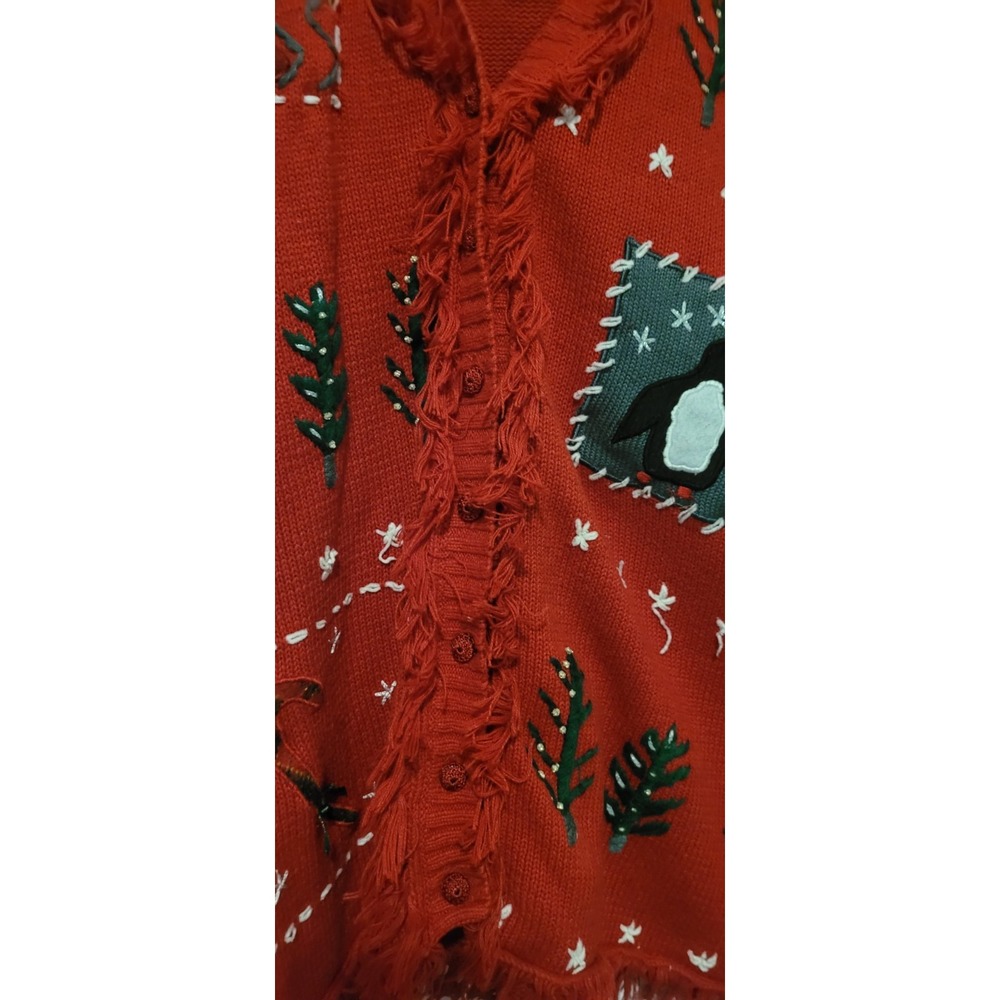 Vintage Extra Point By Reference Point  2x Holiday Sweater - Picture 10 of 12
